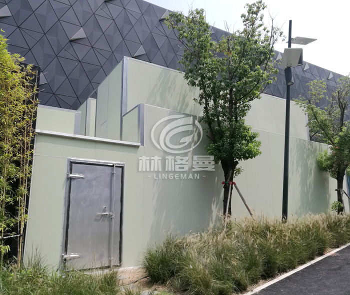 深圳萬科前公館空調風冷熱泵減振降噪治理工程實例